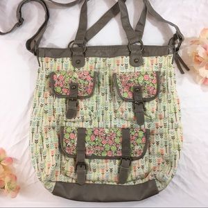 Patterned Tote bag/Book bag/weekender